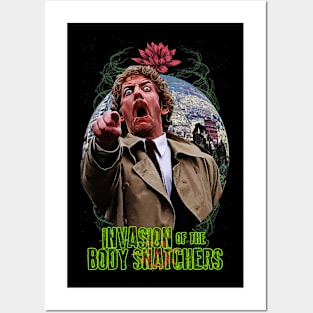 Cult Horror Film Design Invasion Of The Body Snatchers Posters and Art